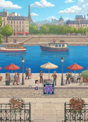 Paris Seine River Theme